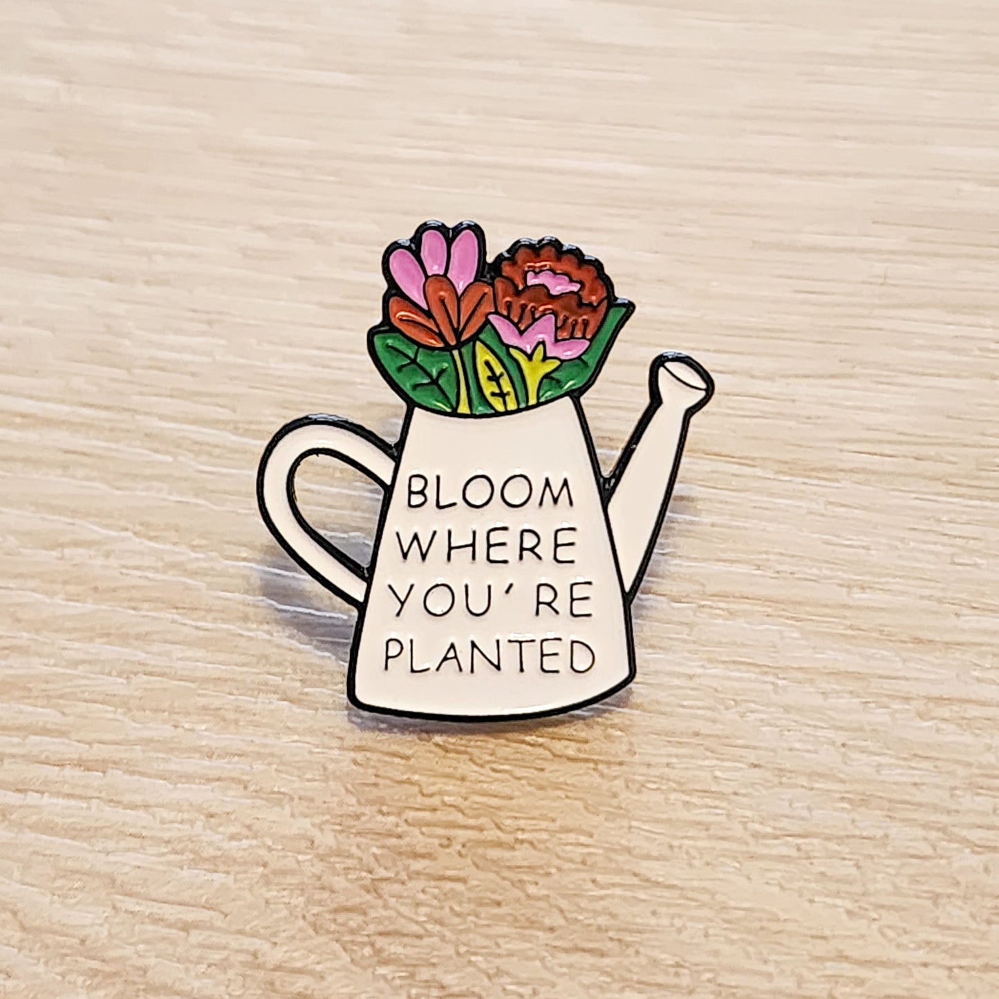 Bloom Where You're Planted Enamel Pen