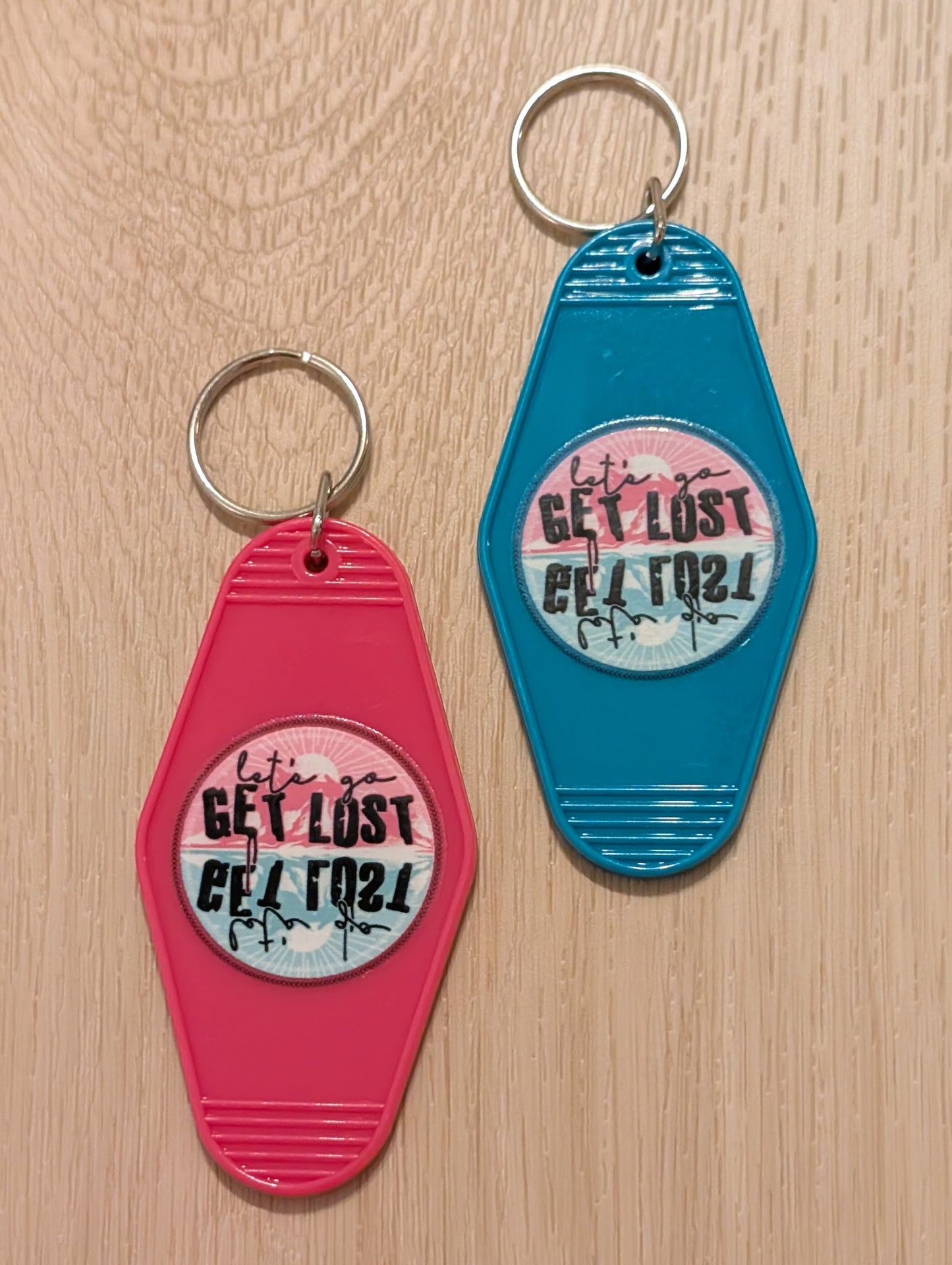 Get Lost Motel Keychain