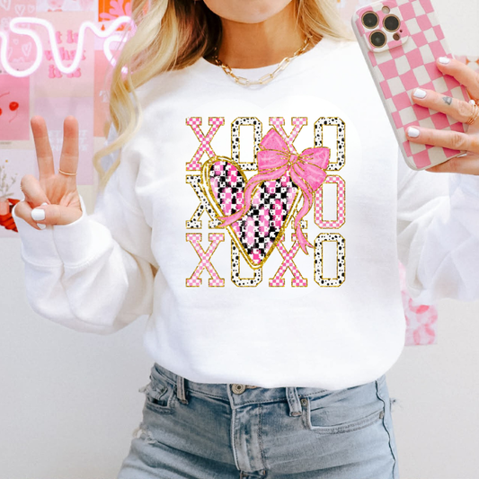 XOXO Gold Heart (Choose Your Style)