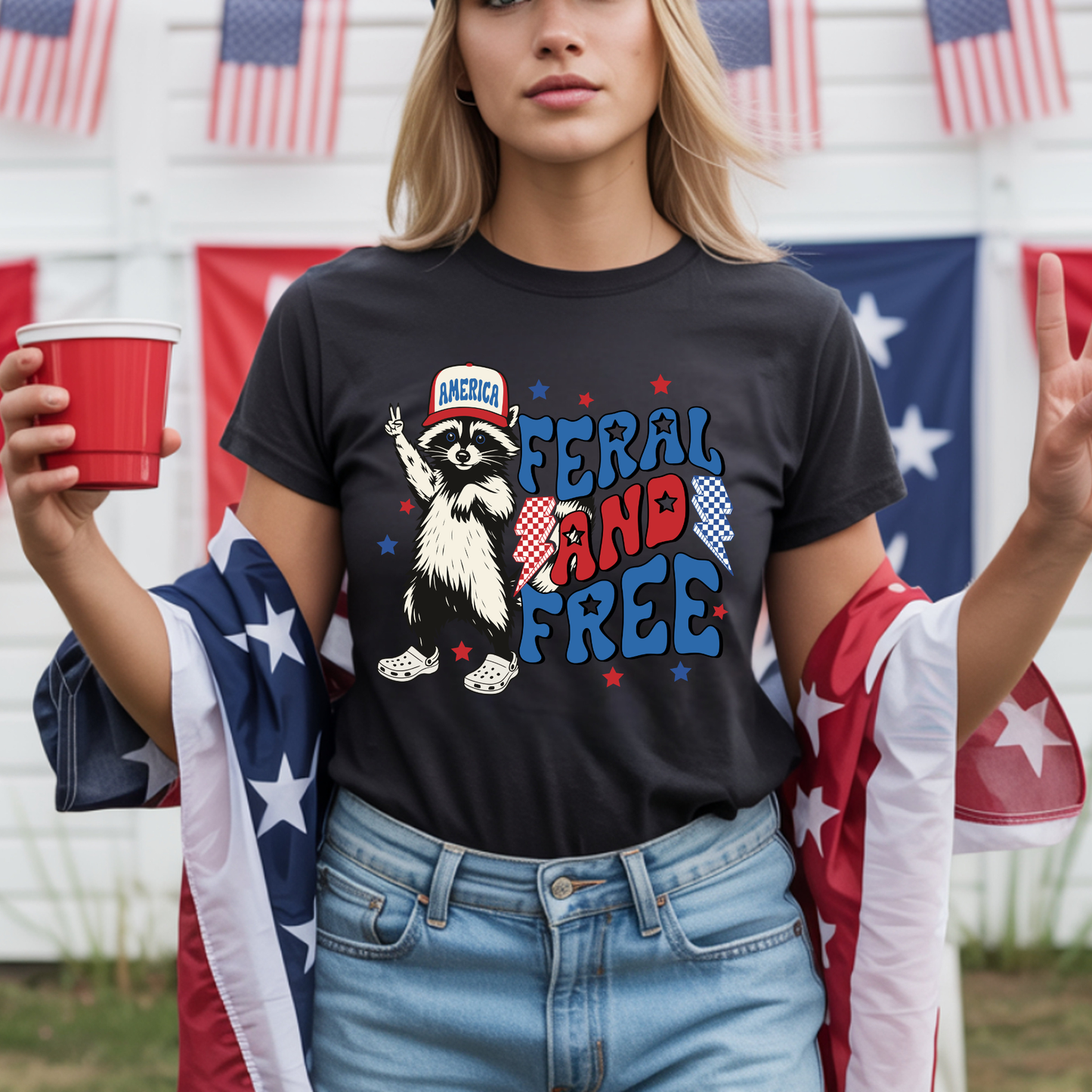 Feral & Free Raccoon