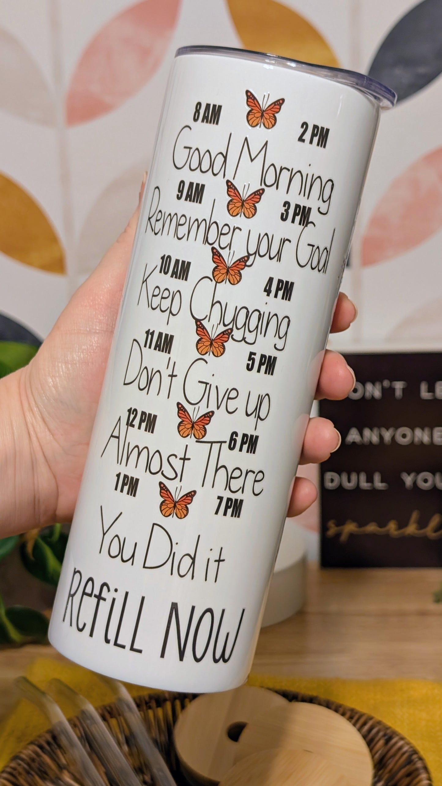 Butterfly Girl Tumbler
