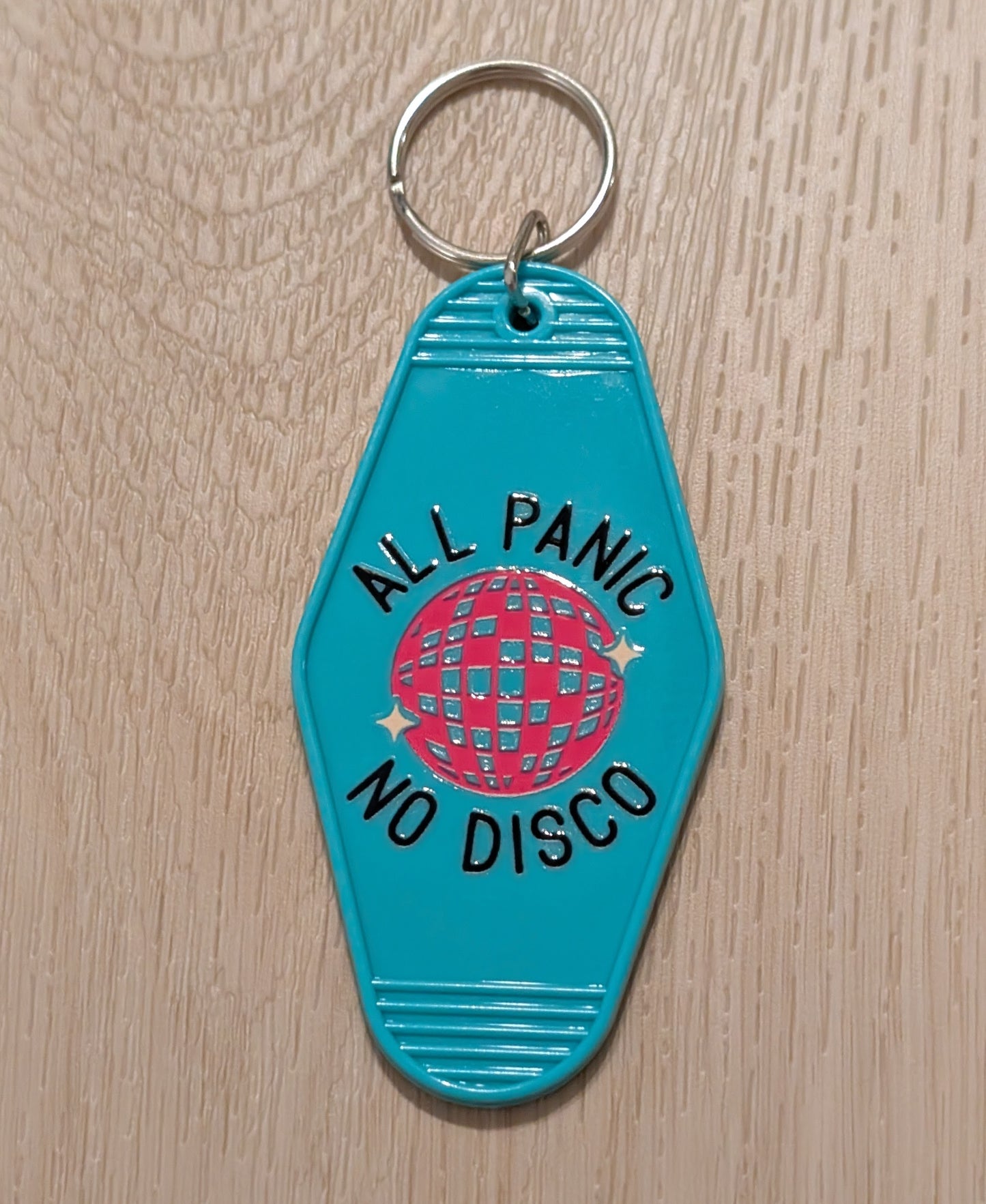 All Panic No Disco Motel Keychain