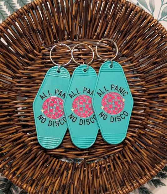 All Panic No Disco Motel Keychain