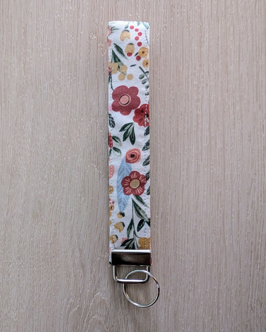 Wildflowers Wristlet Keychain