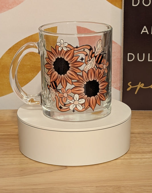 Sunflowers & Bees mug